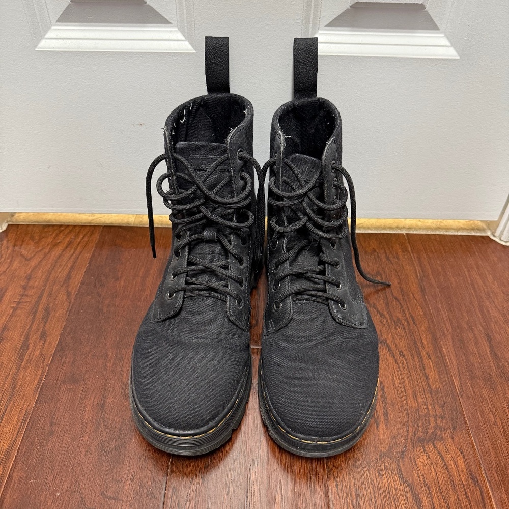 Dr. Martens  Black Casual Poly Boots